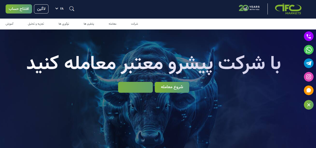 بروکر آی اف سی مارکتس IFC Markets بروکر آی اف سی مارکتس IFC Markets